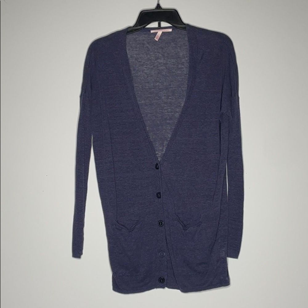 Victoria's Secret Button Cardigan blue size Medium